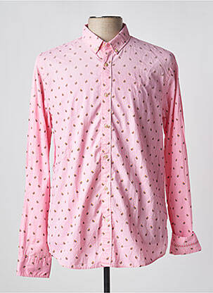 Chemise manches longues manches longues rose SCOTCH & SODA homme