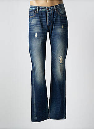 Jeans coupe slim fermeture boutonnée sur le devant taille normale bleu JAPAN RAGS homme
