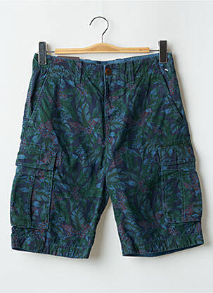 Bermuda tissage popeline taille normale bleu PEPE JEANS homme