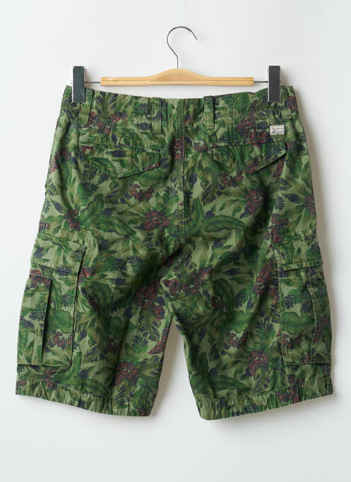 Bermuda tissage popeline taille normale vert PEPE JEANS homme