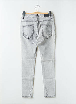 Jeans coupe slim stretch taille normale gris REIKO femme
