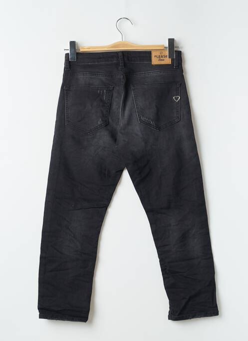 Jeans boyfriend noir PLEASE pour femme