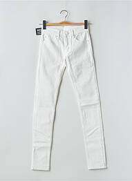 Jeans coupe slim stretch taille normale blanc CHEAP MONDAY femme