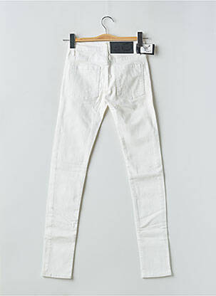 Jeans coupe slim stretch taille normale blanc CHEAP MONDAY femme