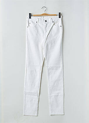 Jeans coupe slim stretch taille normale blanc CHEAP MONDAY femme