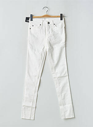 Jeans skinny taille haute taille haute blanc CHEAP MONDAY femme