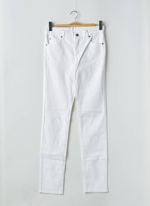 Jeans coupe slim blanc CHEAP MONDAY pour femme