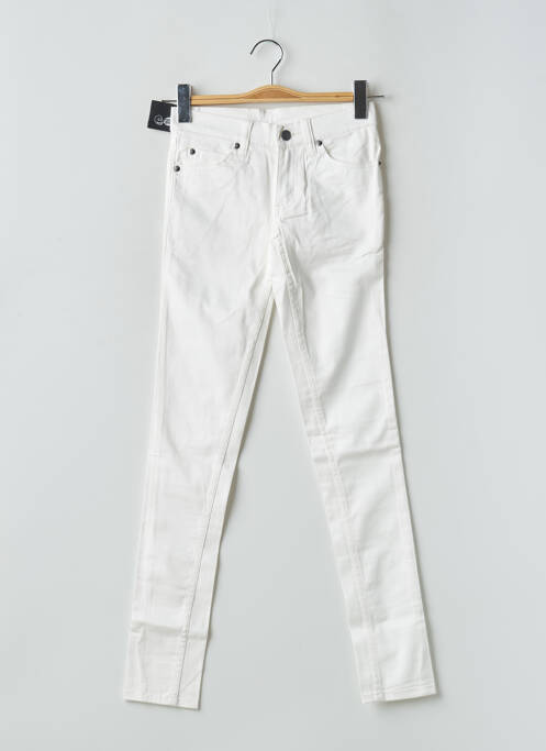 Jeans skinny blanc CHEAP MONDAY pour femme