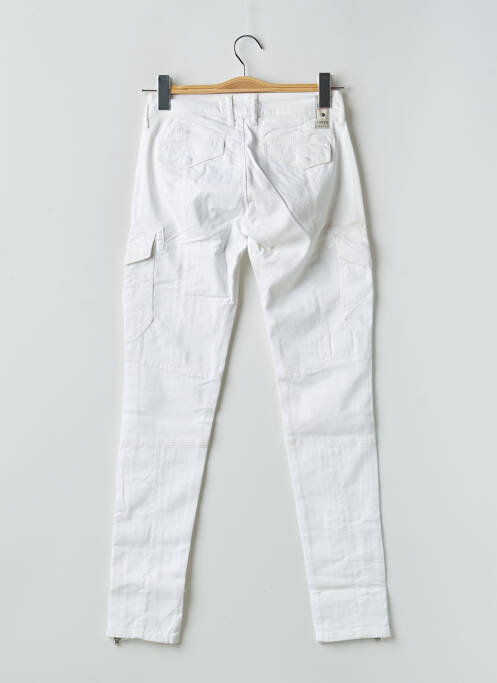 Pantalon cargo blanc FIVE PM pour femme
