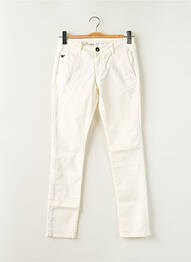 Pantalon chino taille basse taille basse blanc DN.SIXTY SEVEN femme