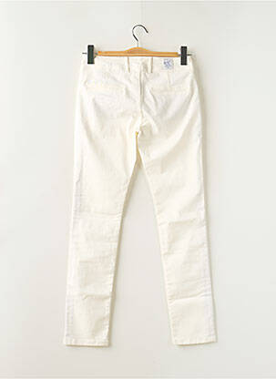 Pantalon chino taille basse taille basse blanc DN.SIXTY SEVEN femme