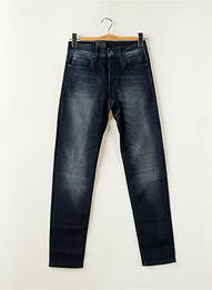 Jeans coupe slim fermeture boutonnée sur le devant taille haute bleu G STAR homme