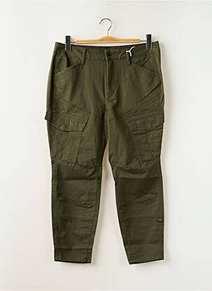 Pantalon cargo tissage popeline taille normale vert G STAR femme