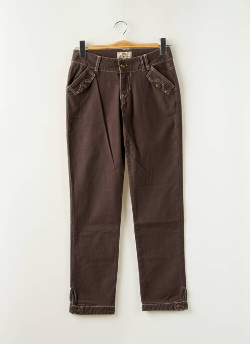 Pantalon droit marron LOLA ESPELETA pour fille