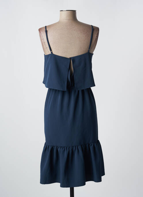 Robe mi-longue bleu ICHI pour femme