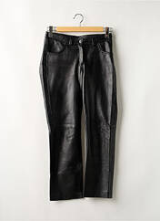 Pantalon droit noir SANS MARQUE pour femme seconde vue