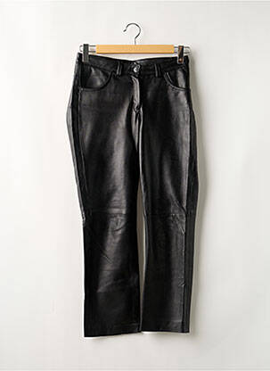 Pantalon droit noir SANS MARQUE pour femme