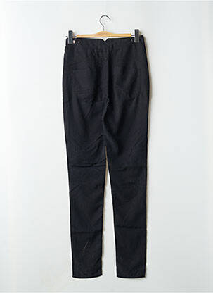Pantalon slim taille haute taille haute noir FIVE PM femme