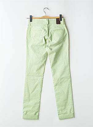 Jeans coupe slim stretch taille normale vert FIVE PM femme