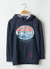 Sweat-shirt à capuche bleu PETROL INDUSTRIES pour garçon seconde vue