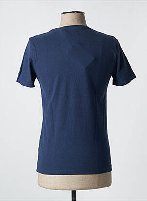 T-shirt coupe cintrée manches courtes bleu LE TEMPS DES CERISES homme