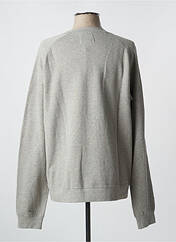 Sweat-shirt gris THINKING MU pour homme seconde vue