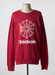 Sweat-shirt rouge REEBOK pour homme seconde vue