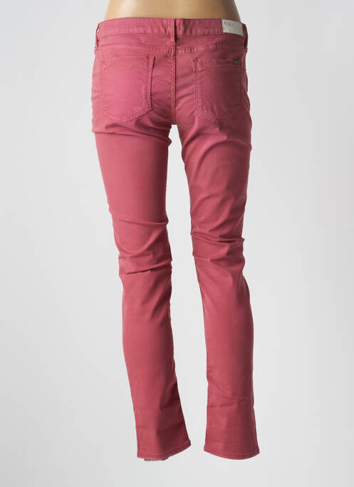 Jeans coupe slim rouge REIKO pour femme