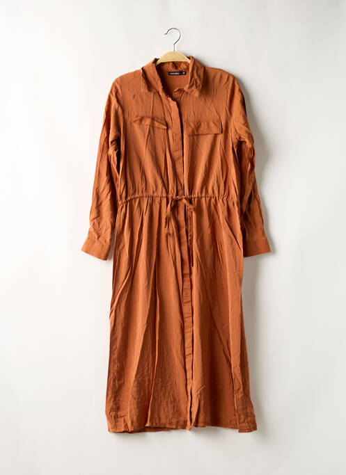 Robe mi-longue marron MANOUKIAN pour femme