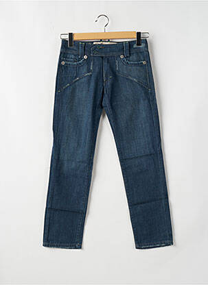Jeans coupe slim tissage brut taille normale bleu APRIL 77 femme