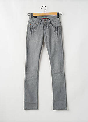 Jeans skinny tissage brut taille normale gris BLEND femme