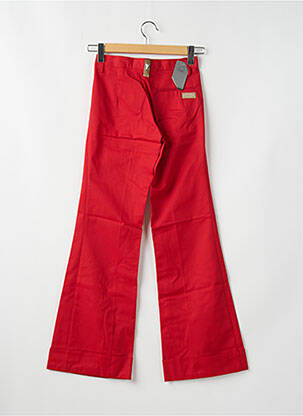 Pantalon chino tissage popeline taille normale rouge FREEMAN T.PORTER femme