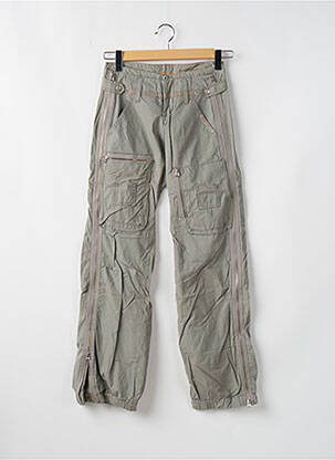 Pantalon cargo poches taille normale vert FREEMAN T.PORTER femme