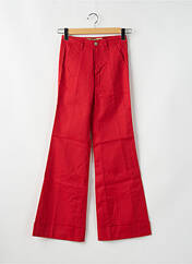 Pantalon chino rouge FREEMAN T.PORTER pour femme seconde vue