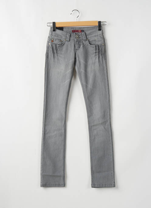 Jeans skinny tissage brut taille normale gris BLEND femme