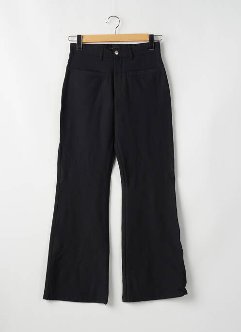 Pantalon droit stretch taille normale noir CHEYENNE femme