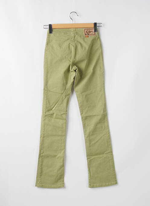 Jeans coupe slim vert CIMARRON pour femme