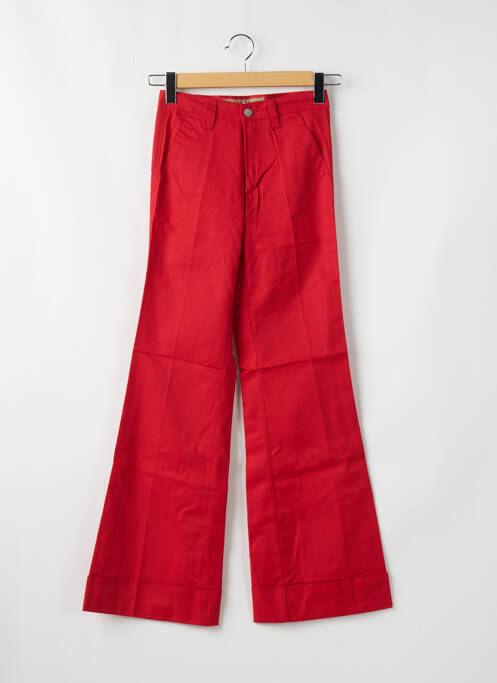 Pantalon chino rouge FREEMAN T.PORTER pour femme