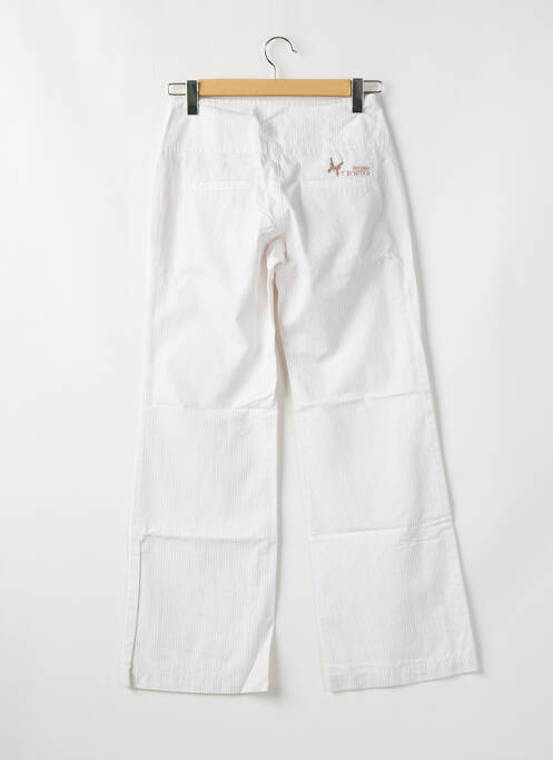 Pantalon droit blanc FREEMAN T.PORTER pour femme