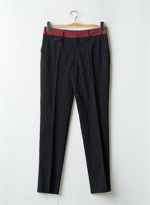 Pantalon chino taille normale taille normale noir LEON & HARPER femme