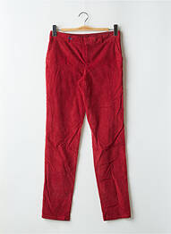 Pantalon chino taille normale taille normale rouge LEON & HARPER femme