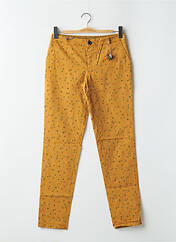 Pantalon chino jaune LEON & HARPER pour femme seconde vue