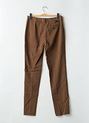 Pantalon chino marron LEON & HARPER pour femme seconde vue