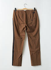 Pantalon chino marron LEON & HARPER pour femme seconde vue