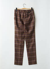 Pantalon chino marron LEON & HARPER pour femme seconde vue