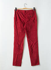 Pantalon chino rouge LEON & HARPER pour femme seconde vue