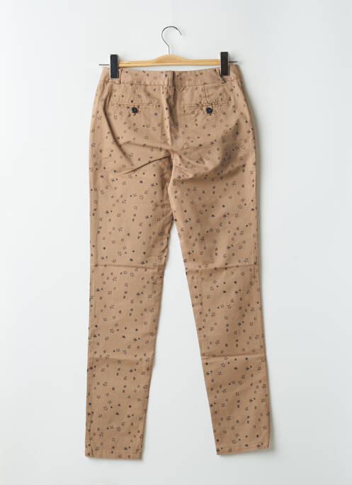 Pantalon chino beige LEON & HARPER pour femme
