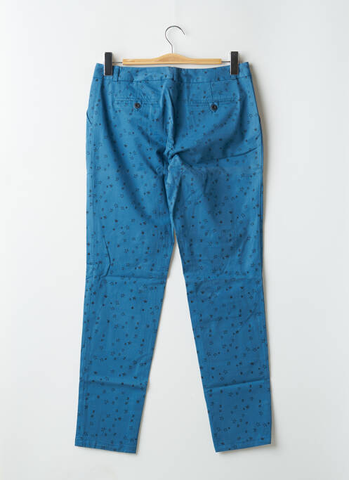 Pantalon chino bleu LEON & HARPER pour femme