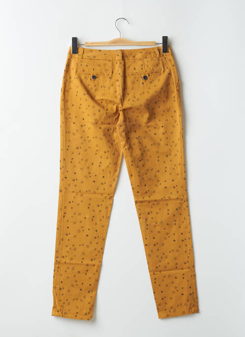 Pantalon chino jaune LEON & HARPER pour femme