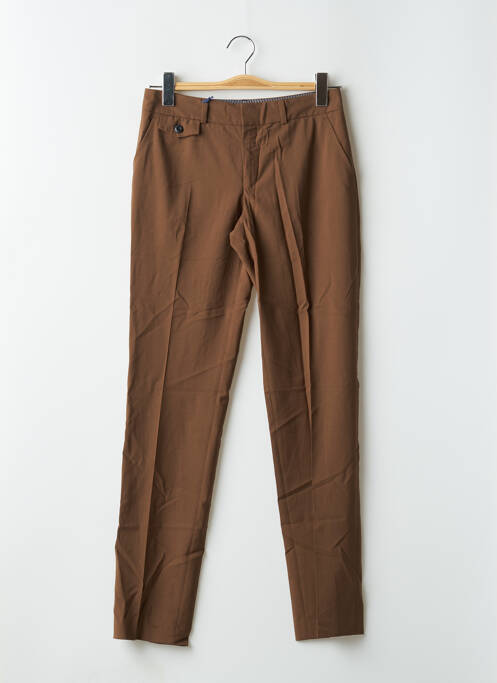 Pantalon chino marron LEON & HARPER pour femme